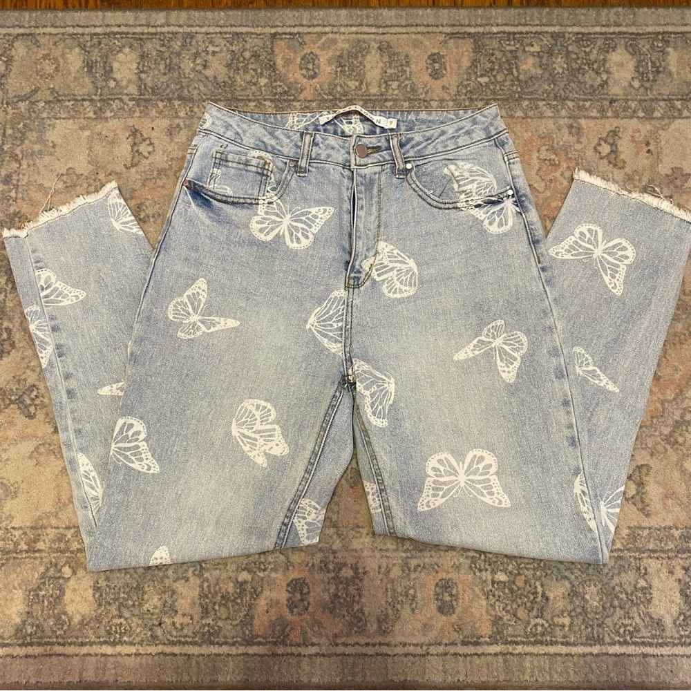 Tinseltown Butterly Mom Jeans